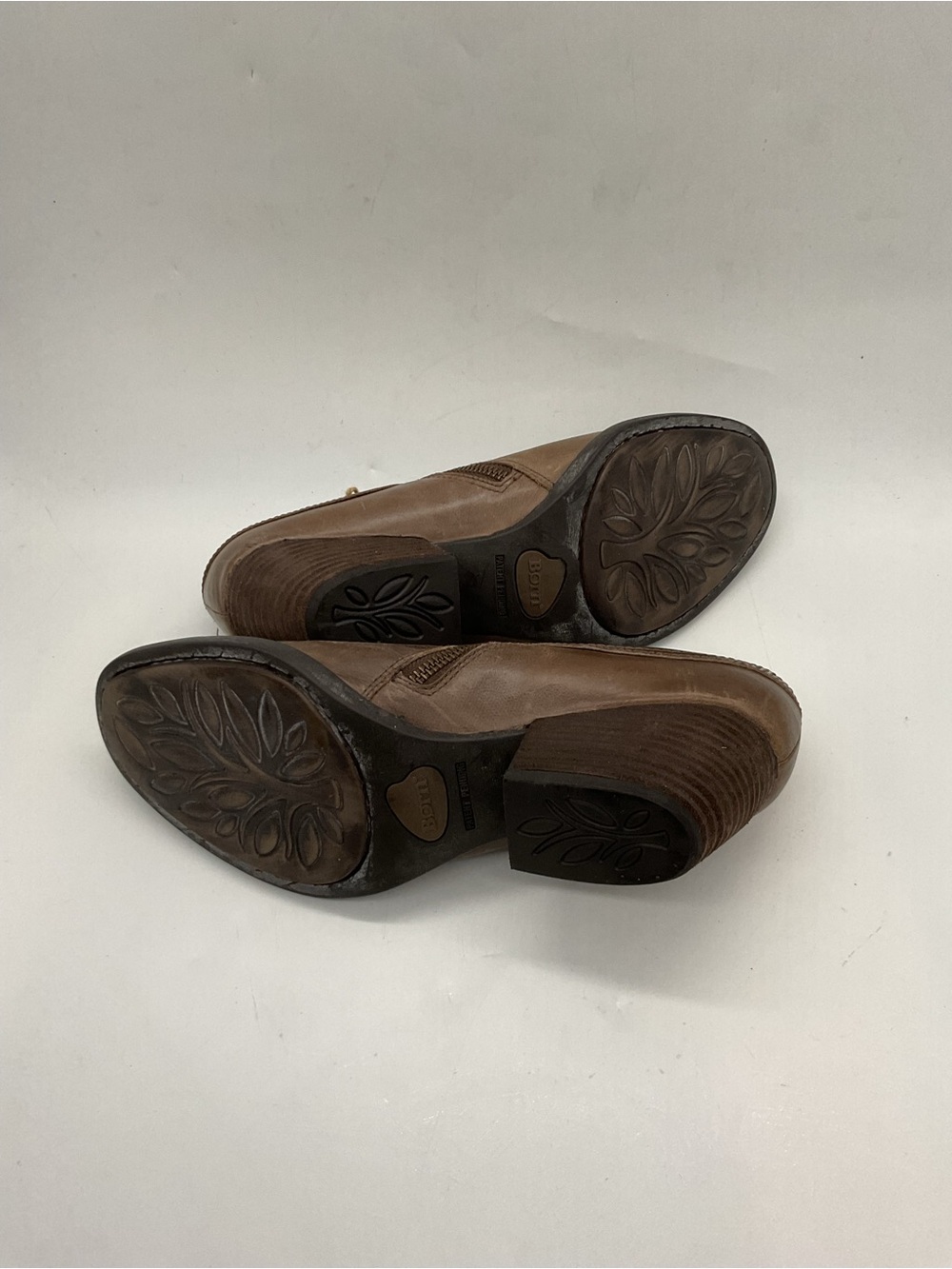 Born Light Brown Leather Ankle Booties - Picture 3 of 4